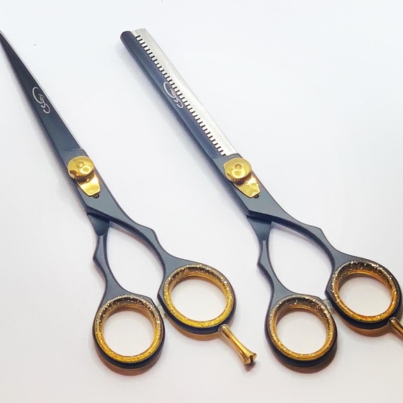Barber Scissors Set Cutting and Thinning Japanese - Picture 3 of 5